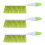 3X Bed Sheets Debris Cleaning Brush Soft Bristle Clothes Desk Sofa Duster Small Particles Hair Remover (Green) 1