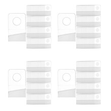 4000 St Zelfklevende Opknoping Tabs, 1X1-1 / 2 Inch Ronde Gat Hanger Hang Tag Haken voor Winkelbenodigdheden Display