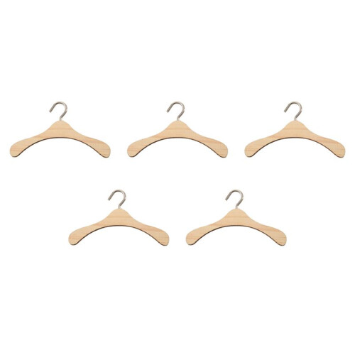 50Pcs Wooden Hanger for 1/4 BJD Dolls