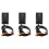 3X Jtron Car Button  DIY  Paste Type Off/  for Car Reading Lamp/Turn Lights Small Light  12V/200Ma 1