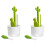 2X Cactus Bottle Brush, Straw Brush, Multifunctional Cleaning Brush Set, Full-Angle Cleaning 1