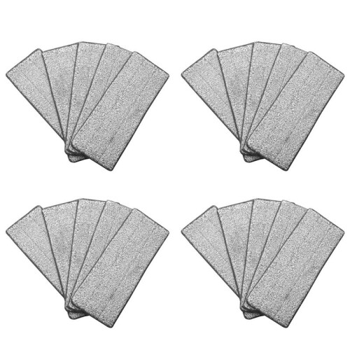 20PCS Microfiber Mop Pads House Kitchen Floor Cleaning Flat Mop Cloth Home Bathroom Replacement Mops S