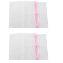 2X SAC A LINGE Filet Lave Linges 40 x 30cm pour Protecteur Linge en Machine A Laver Delicat Mesh