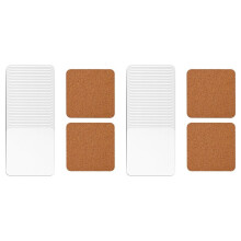 80Pcs Sublimation Square Coasters, Cardboard Coasters, 4x4in Hardboard Coaster Wooden Coaster
