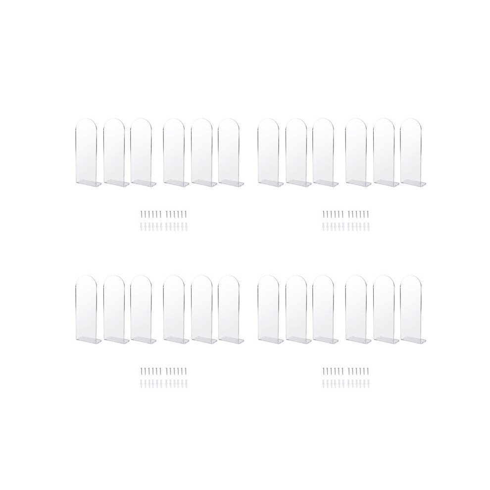 Floating Shoe Display Stand - 24 Shoe Shelf For Wall - Sneaker Levitation Display Shoe Wall Shelf 6033977939336