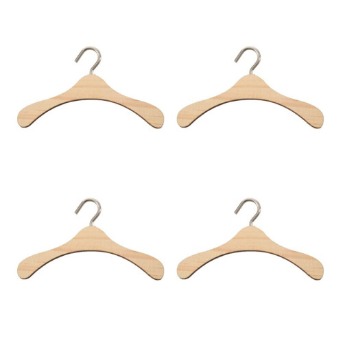 40Pcs Wooden Hanger for 1/4 BJD Dolls