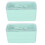 Three-Layer Lunch Box Bento Box Outdoor Lunch Box Microwaveable with Fork & Spoon Green 1