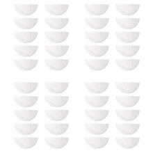 Garment Bags, Transparent Dust Protection,40 Pcs White Shoulder Cover, Shoulder Cover, Collar, Suit Covers