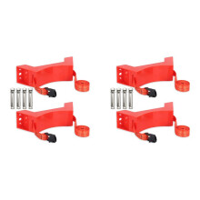 4 Supports de Réservoir de Propane, Support de Bouteille de Gaz, Support Mural de Bouteille, Support de Bouteille de Gaz pour Adoucisseur D'Eau de