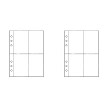 2X B1-Album Inside Page, Photo Card Holder, Idol Photo Album Photocards Collect Book Kawaii Stationery Picture Albums