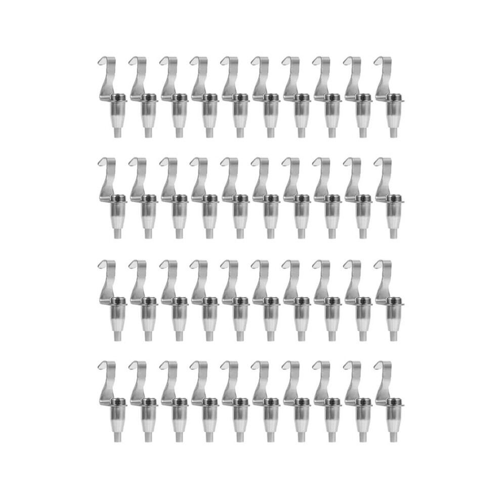 40X Adjustable Wire Rope Hooks Picture Rail Display Hanging Hooks Hanging System Accessories 4712367509350