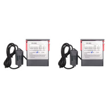 2X  12V Dual Digital Thermostat Temperatur Feuchtigkeitsregler Thermometer Hygrometer Inkubator Controller STC-3028