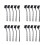 20 Pcs Black Non Slip Handle PCB Rework ESD Anti Static Dust Brush 17cm 1