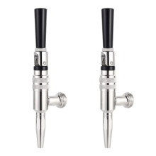 2X Stout Beer Coffee Faucet Stainless Steel Nitrogen Keg Draft Faucet, Homebrew Cold Brew Kegerator Beer Tower Tap