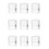 9 Pack Ceiling Hooks for Ceiling Hanging Lights, Pendant Light Hook for Ceiling Lamp, Ceiling Hooks, DIY Lamp White 1
