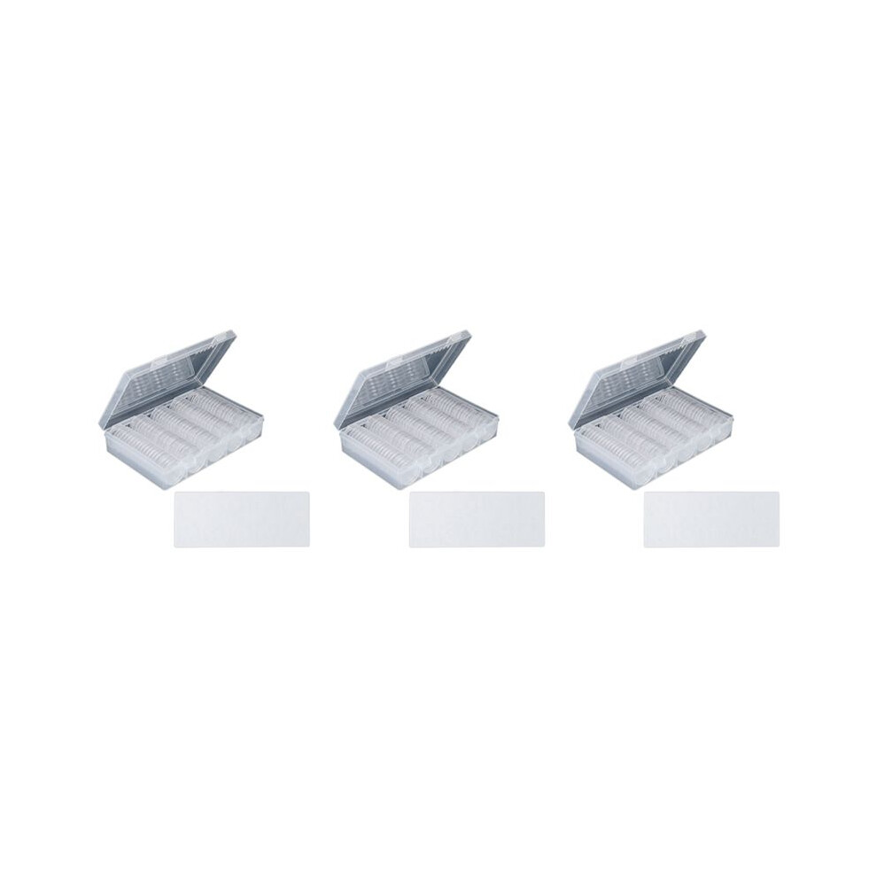3 Set 30 Mm Coin Capsules Ps Round Coin Holder Case And 6 Sizes (19/20/22.25/25/27/30Mm) Protect Gasket 6031240054618