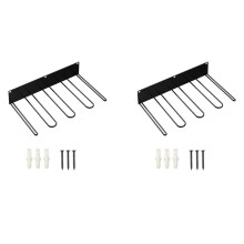 2X Long Boots Wall Mount Shoes Hanger Rack Boots Upper Protection Support Boots Storage Organizer Accessories