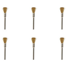 6X Motorcycle Durable Polishing Rustproof Metallic Wire Brush Cleaning Tool S