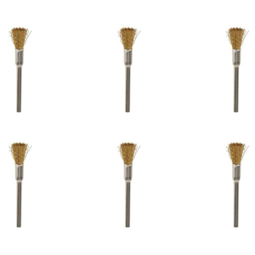 6X Motorcycle Durable Polishing Rustproof Metallic Wire Brush Cleaning Tool S