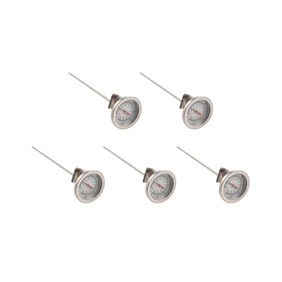 5X Thermometer Gauge Stainless Steel for Cooking Food 200 Celsius