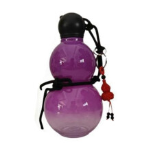Garrafa de Água Estilo Cabaça com Inspiração Retrô Chinesa 800ML Garrafa de Água Cabaça  Garrafa de Água de Viagem para Academia Roxa