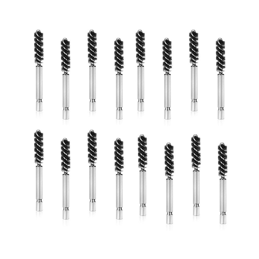 Photos - Golf Clubs Hosel Brush Club Brush Wire Brush Cleaning Tool Electric Drill Wire Brush for Iron and Wood,16Pcs