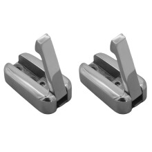 2X Stainless Steel Spring Folding Marine Grade Loaded Hat Coat Hook Coat Hook Foldable Mirror Polished for Boats Yachts
