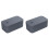 2X Lockable Storage Box, Locking Medicine Box, Cell Phone Locked Jail, Containers Bin Gray 1