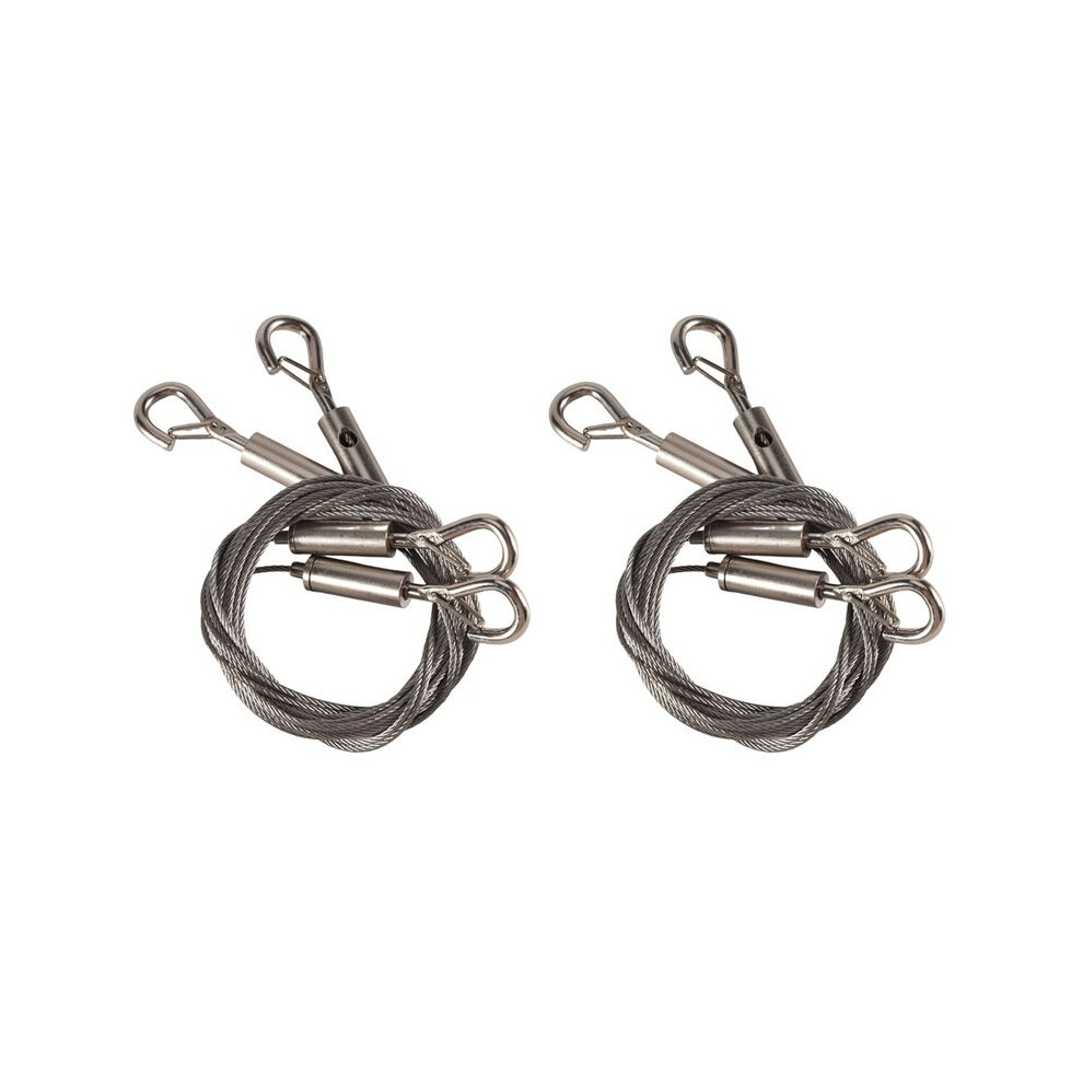 Adjustable Picture Hanging Wire Heavy Duty Supports - 4 Pack Hanging Hardware, 2M X1.5mm Stainless Steel Wire Rope 6031602028660
