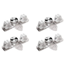 4PCS Broom Holder Mop Hanger, No Punching Suction Cup Broom Holder Wall Mount for Bathroom, Kitchen, Office