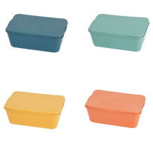 Scatola Portapranzo Portatile Scatola Portapranzo Ecologica Scatola Portapranzo per Picnic Scatola Portafrutta Scomparto Scatola Portapranzo Bambini