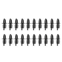 20X Liquor Bottle Pourers Flow Pourers Plastic Spouts Black Bottle Pourers for Bars Clubs Pubs Restaurants Coffee Shops