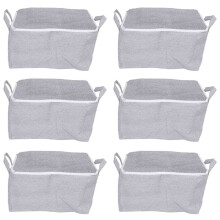 6X 3-Dimensional Storage Box Household Storage Box with Window Organizer Cloth Folding Large Capacity 30L