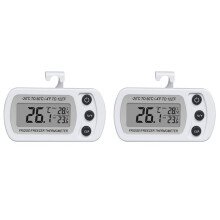 2X Digital Freezer Thermometer LCD Waterproof Refrigerator Thermometer Household Electronic Thermometer