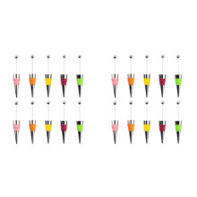 20Pcs DIY Beadable Wine Stopper Party Wedding Bar Decor Sealed Fresh-Keeping Wine Champagne Stopper