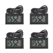 4X LCD Refrigerator Freezer Refrigerator Digital Thermometer Temperature -50 - 110 Celsius