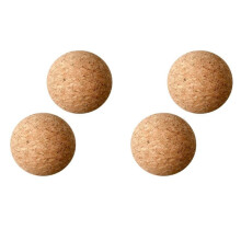 4 Pieces Wooden Cork Wine Stopper, Cork Stopper for Wine Decanter Carafe Bottle Replacement 2.4 Inch/ 6.1 cm