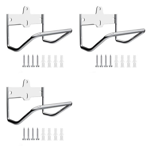 3X Support pour Échelle, Crochet de Rangement pour Échelle, Support Mural Polyvalent pour Garage, Support Utilitaire Robuste