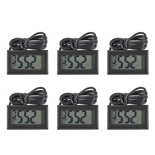 6X LCD Refrigerator Freezer Refrigerator Digital Thermometer Temperature -50 - 110 Celsius 1
