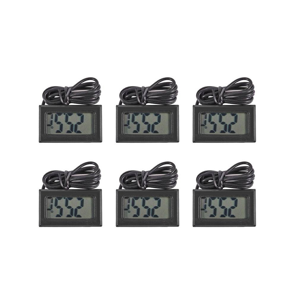 6X LCD Refrigerator Freezer Refrigerator Digital Thermometer Temperature -50 - 110 Celsius