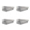 4X Foldable Under Bed Large Under Bed Storage Boxes Thick Breathable Underbed Clothes Storage Bags Zippered Organizer 1