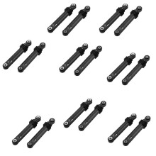 16 Pcs 100N for Washing Machine Washer Front Load Part Black Plastic Shell Home Appliances Accessories