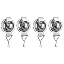 4X Powerful Punch-Free Suction Cup Hook, Vacuum Sticky Hook, Glass Wall-Mounted, Traceless Suction Cup