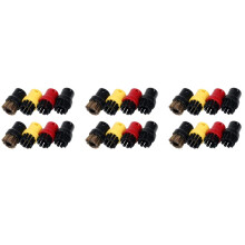 24 Stück Nylon + Messing Draht Bürste, Dampf Reinigung Düsen für SC1 SC2 SC3 SC4 SC5 SC7 CTK1 Dampf Reiniger