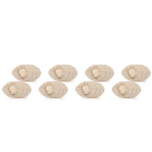 24 Pièces Forme Ovale Couverture de Panier à Pain en Rotin Naturel Pâte à Pâtisserie AU Levain Panier à L'épreuve Du Pain Doublure en Tissu