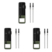 3X Wireless Food Meat Thermometer Digital BBQ Thermometer for Kitchen Cooking Oven Grill with 6 Probes