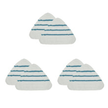 6Pcs Steam Mop Replacement Pads Triangle Washable Cloth Microfiber Steam Mop Pads Mop Pad Steam Mop Replacement