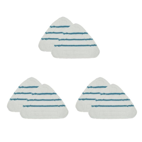 6Pcs Steam Mop Replacement Pads Triangle Washable Cloth Microfiber Steam Mop Pads Mop  Pad Steam Mop Replacement