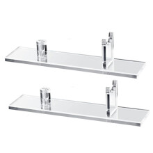 Espositore per Coltelli da Tavolo nel Acrilico con Custodia per Coltelli da 2 Pezzi, Portacoltelli Singolo per La Decorazione Domestica (Base