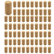 600Pz Tappi di Legno Diritti Tappo di Vino Tappo di Bottiglia di Legno Tipo di Cono Bottiglia di Vino Tappi di Sughero Tappo di Chiusura Tappo di
